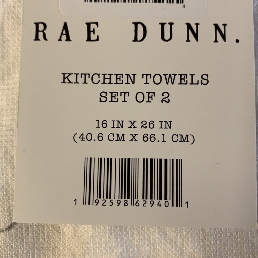 Rae Dunn “SPOOKY” “BOO” 2 Piece Kitchen Towel Set NWT - Picture 11 of 11